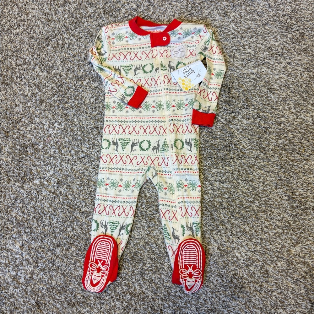 Burt’s bees Christmas Jammies 6-9